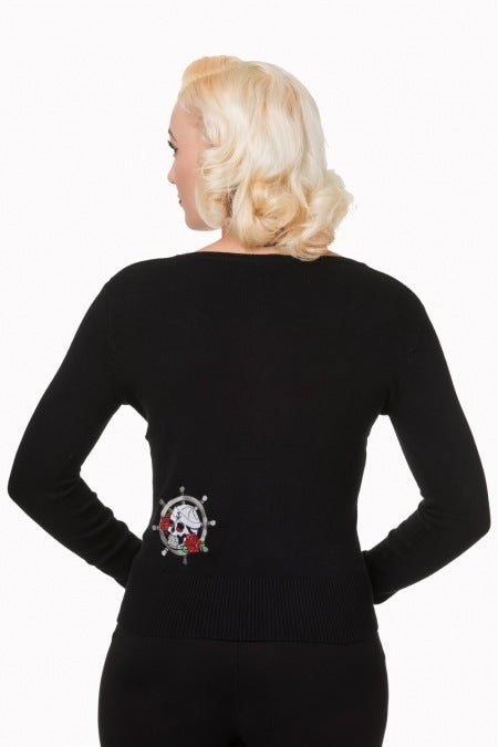 Banned CBN306 Anchor Cardigan - Nichole Jade Rockabilly Boutique