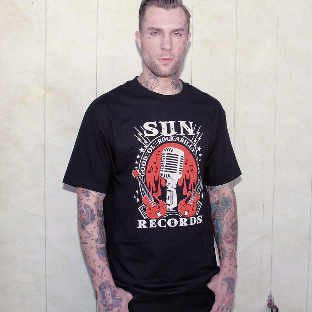 Sun Records Men's T-Shirt - Rockabilly Music
