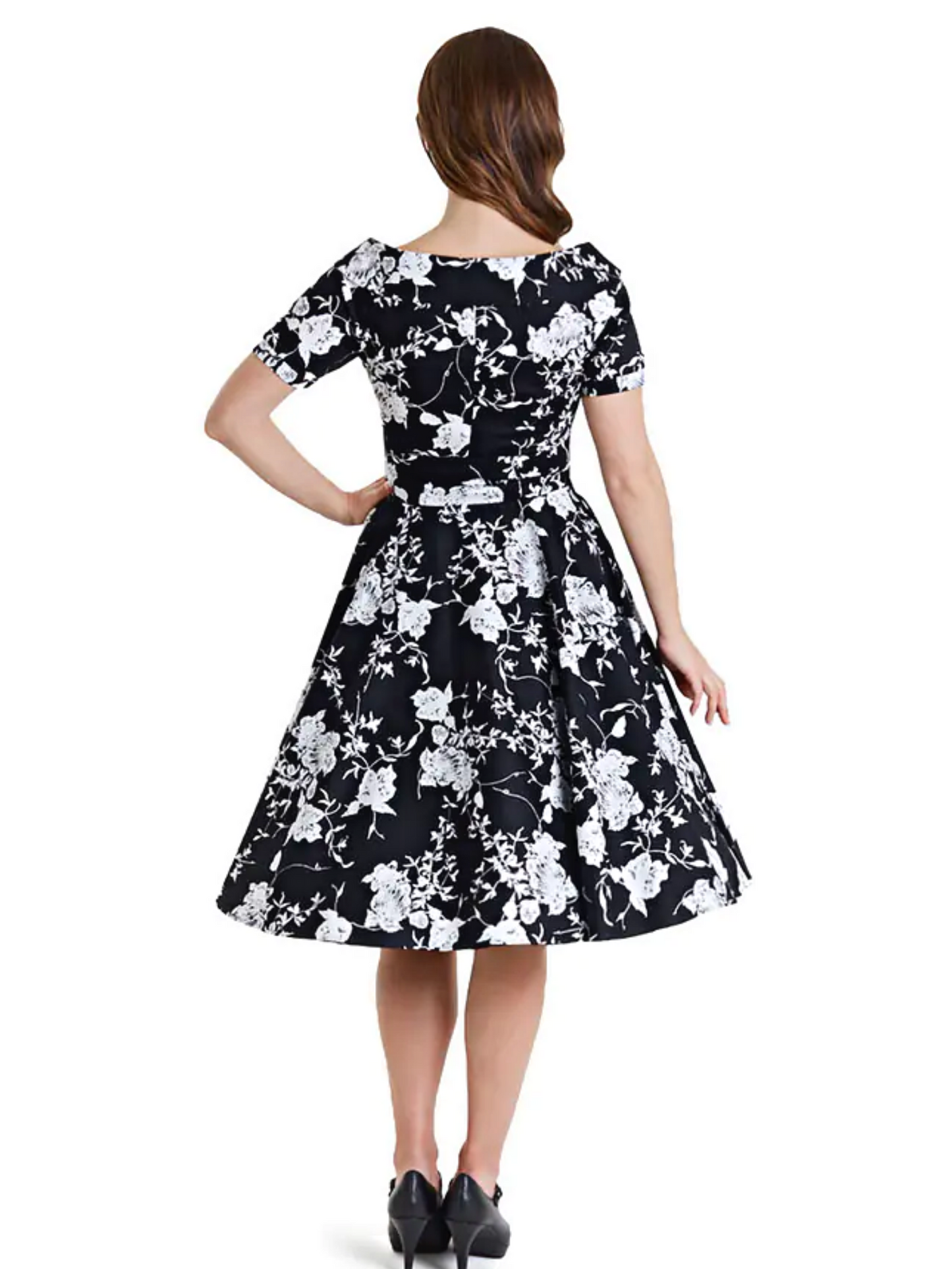 Dolly & Dotty V333 MonoFlo Swing Dress - Nichole Jade Rockabilly Boutique