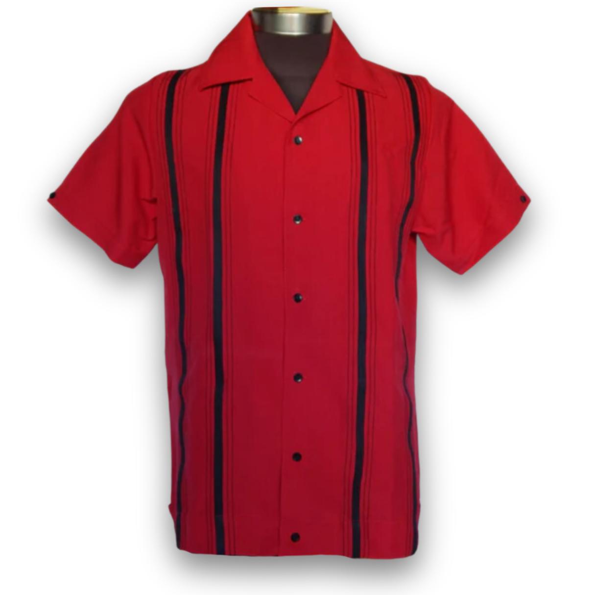 Nifty50's Cruisin Double Stripe Men's Shirt - Nichole Jade Rockabilly Boutique