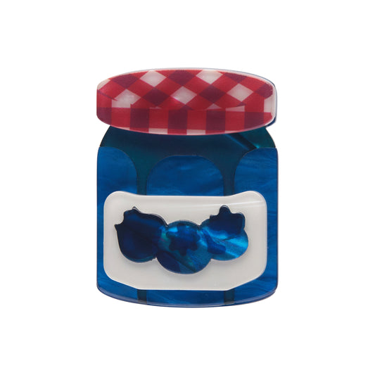 Erstwilder AU1MN02 Blueberry Precious Preserve Mini Brooch - Nichole Jade Rockabilly Boutique