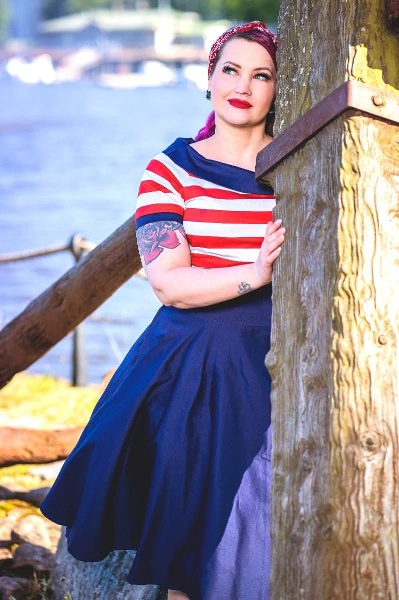 Dolly & Dotty V333-27 Rockabilly Darlene Swing Dress