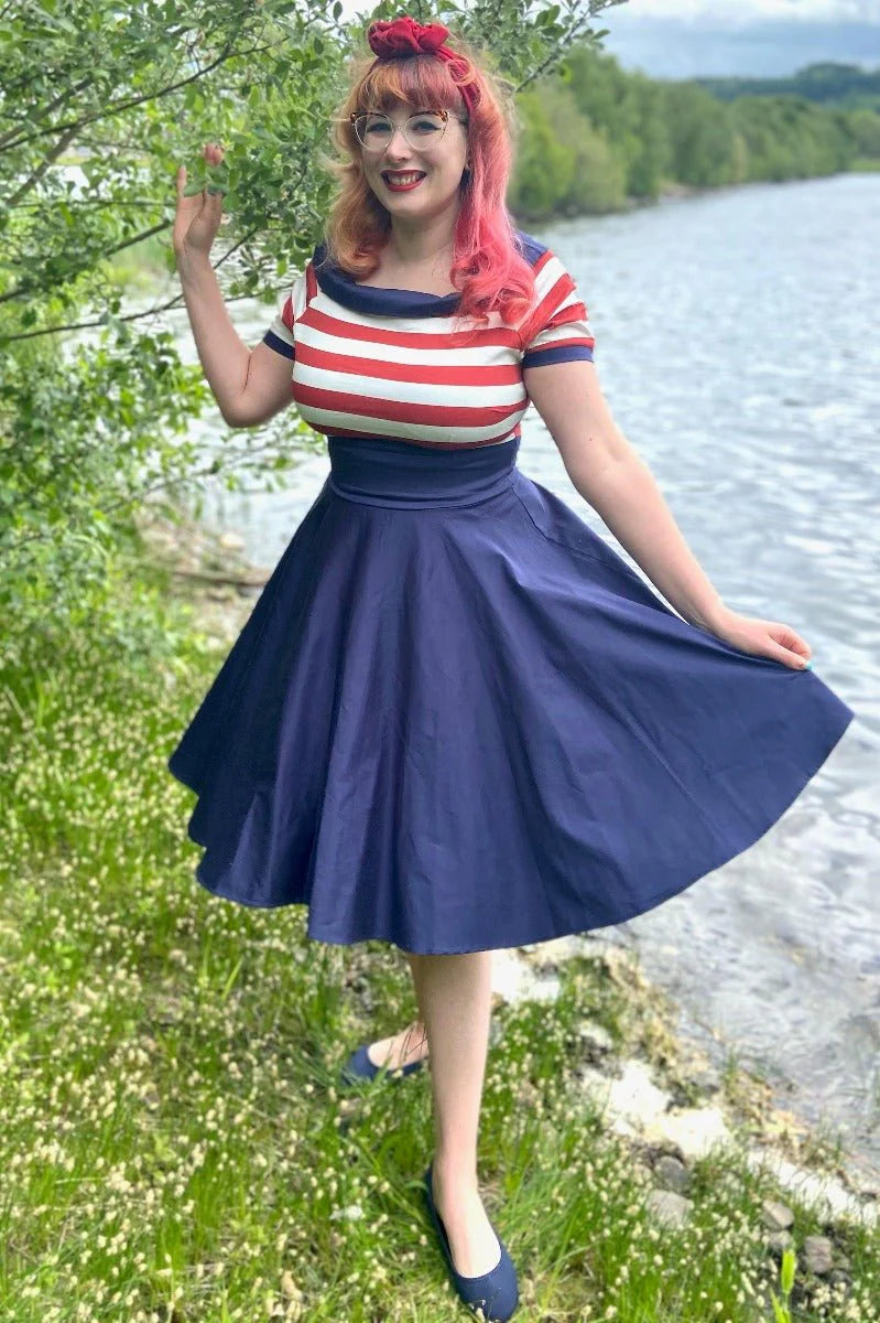 Dolly & Dotty V333-27 Rockabilly Darlene Swing Dress