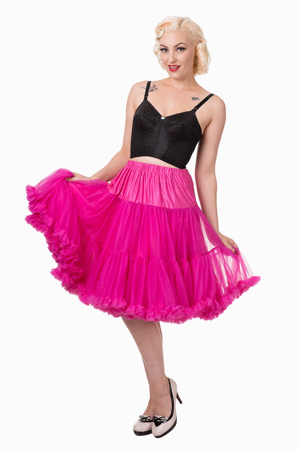 Banned SBN235 Starlite Petticoat Hot Pink 23 Inch