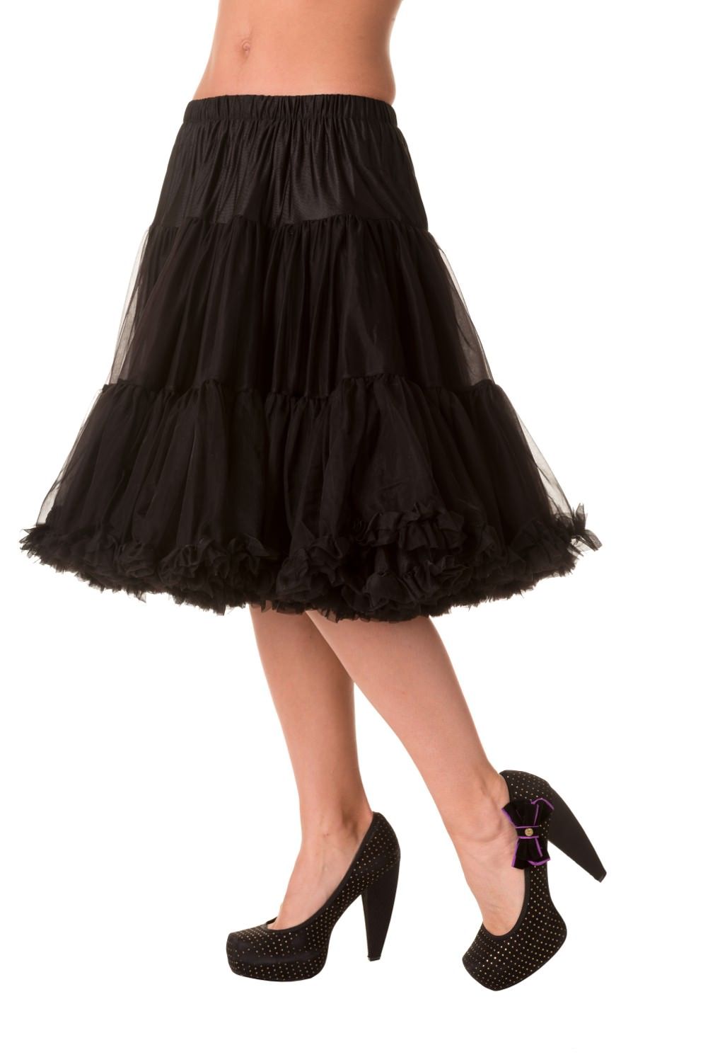 Banned SBN235 Starlite Petticoat Black