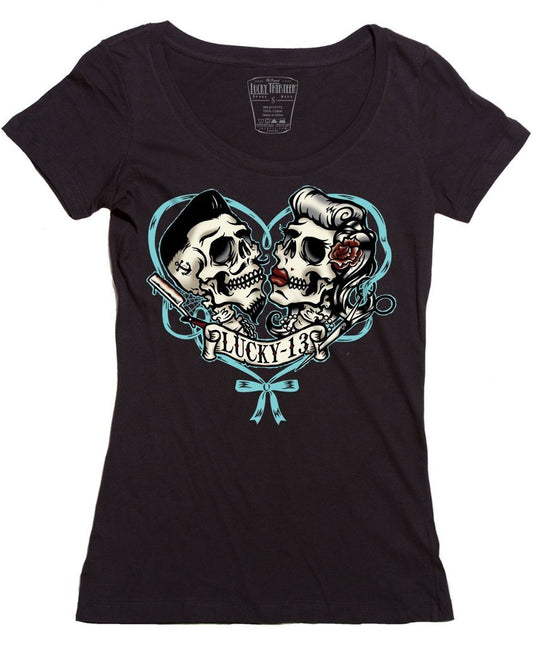 Lucky 13 LW1140TA That's A-Muerte Scoop Neck Tee