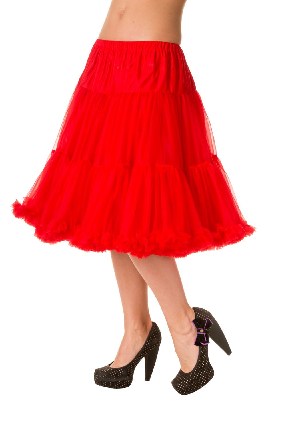 Banned SBN235 Starlite Petticoat Red - Nichole Jade Rockabilly Boutique