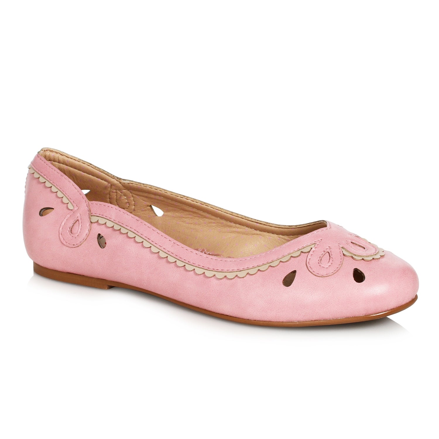 Bettie Page Shoes BP100-Dolly Pink