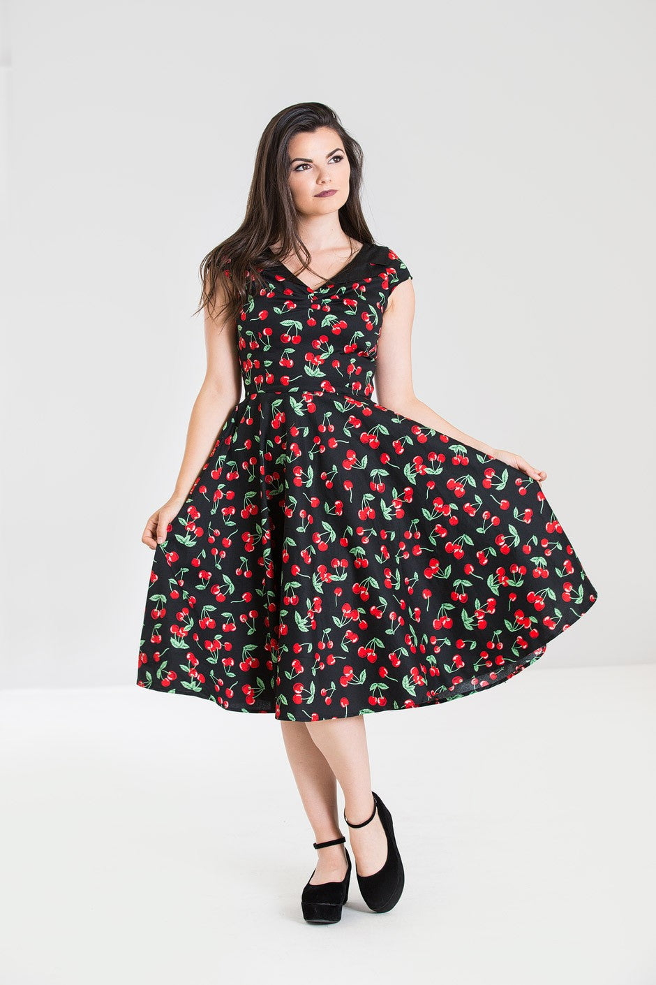 Hell Bunny 4445 Cherry Pop 50's Dress