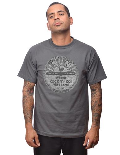 Steady SR10007 Sun Distressed Logo Mens Tee - Nichole Jade Rockabilly Boutique