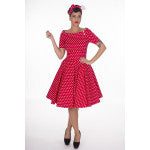 Dolly & Dotty V333-RePolk Darlene 50's StyleSwing Dress - Nichole Jade Rockabilly Boutique